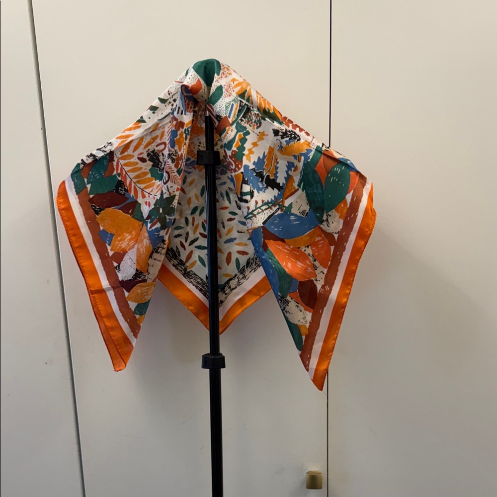 Colorful Floral Scarf